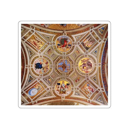 RAFFAELLO Sanzio - Stanza Della Segnatura (Artwork) STICKER Vinyl Die-Cut Decal White Die-Cut 3 Inch - The Sticker Space