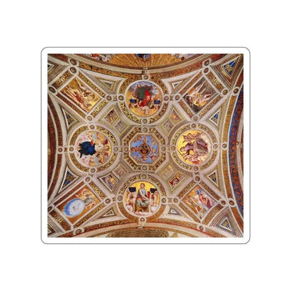 RAFFAELLO Sanzio - Stanza Della Segnatura (Artwork) STICKER Vinyl Die-Cut Decal White Die-Cut 5 Inch - The Sticker Space