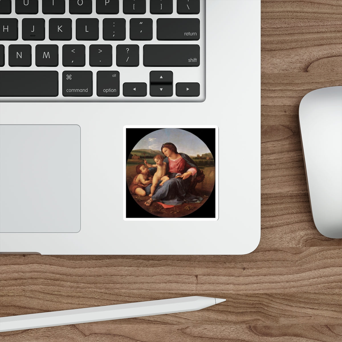 RAFFAELLO Sanzio - The Alba Madonna (Artwork) STICKER Vinyl Die-Cut Decal-The Sticker Space