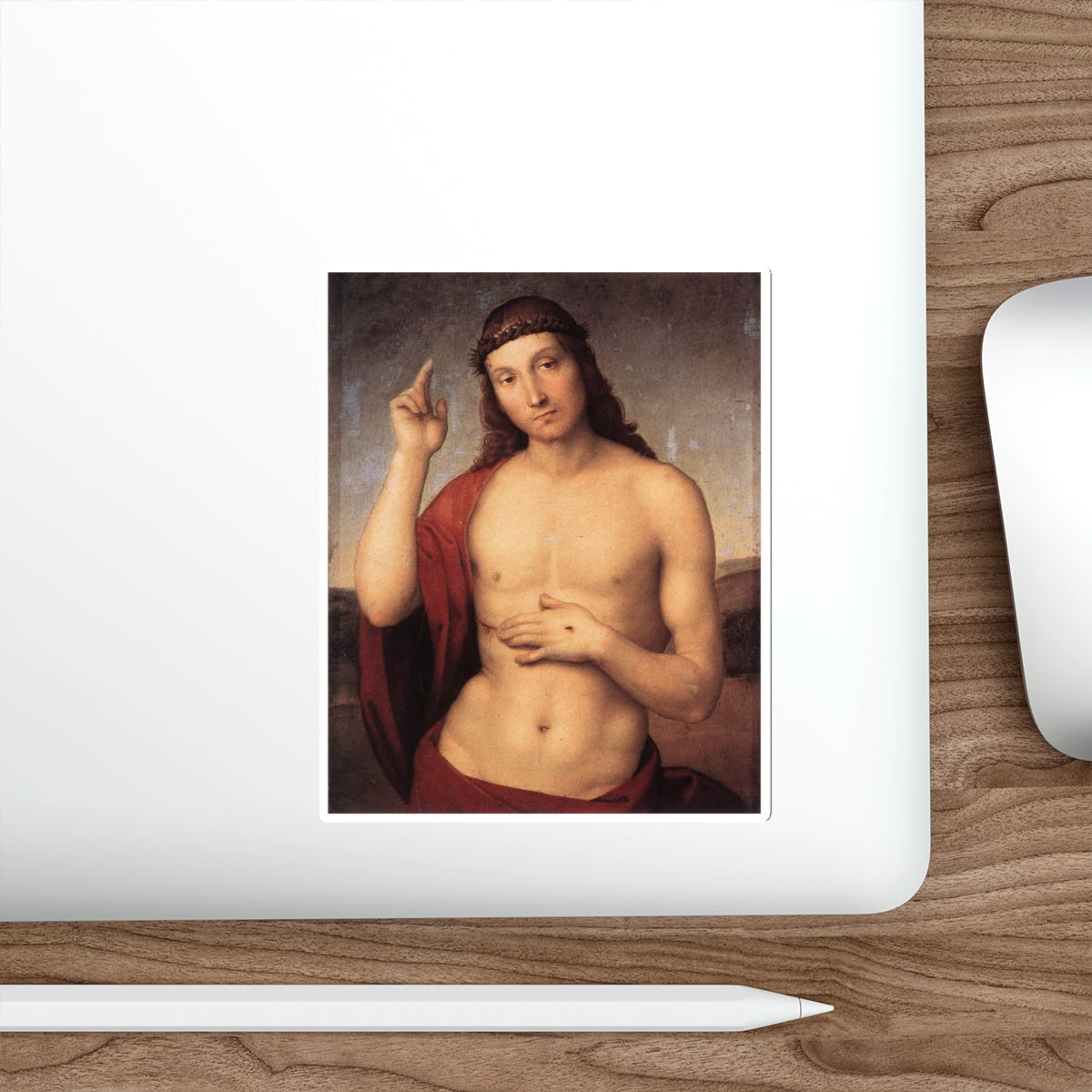 RAFFAELLO Sanzio - The Blessing Christ (Artwork) STICKER Vinyl Die-Cut Decal-The Sticker Space