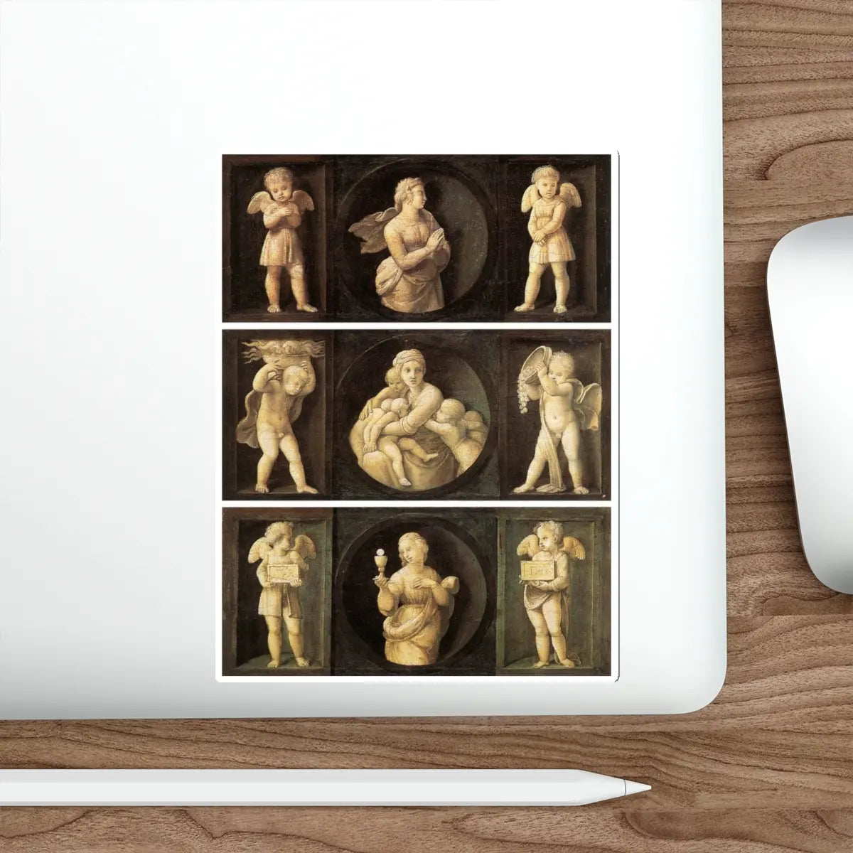 SKU:16099100399560356816 Sticker types:White Shape:Die-Cut Sizes:6" × 6"