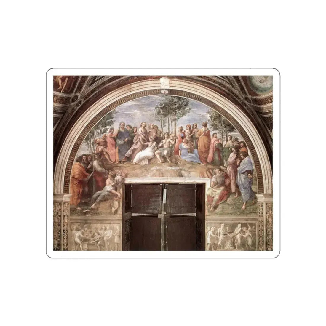 RAFFAELLO Sanzio - The Parnassus (Artwork) STICKER Vinyl Die-Cut Decal - The Sticker Space