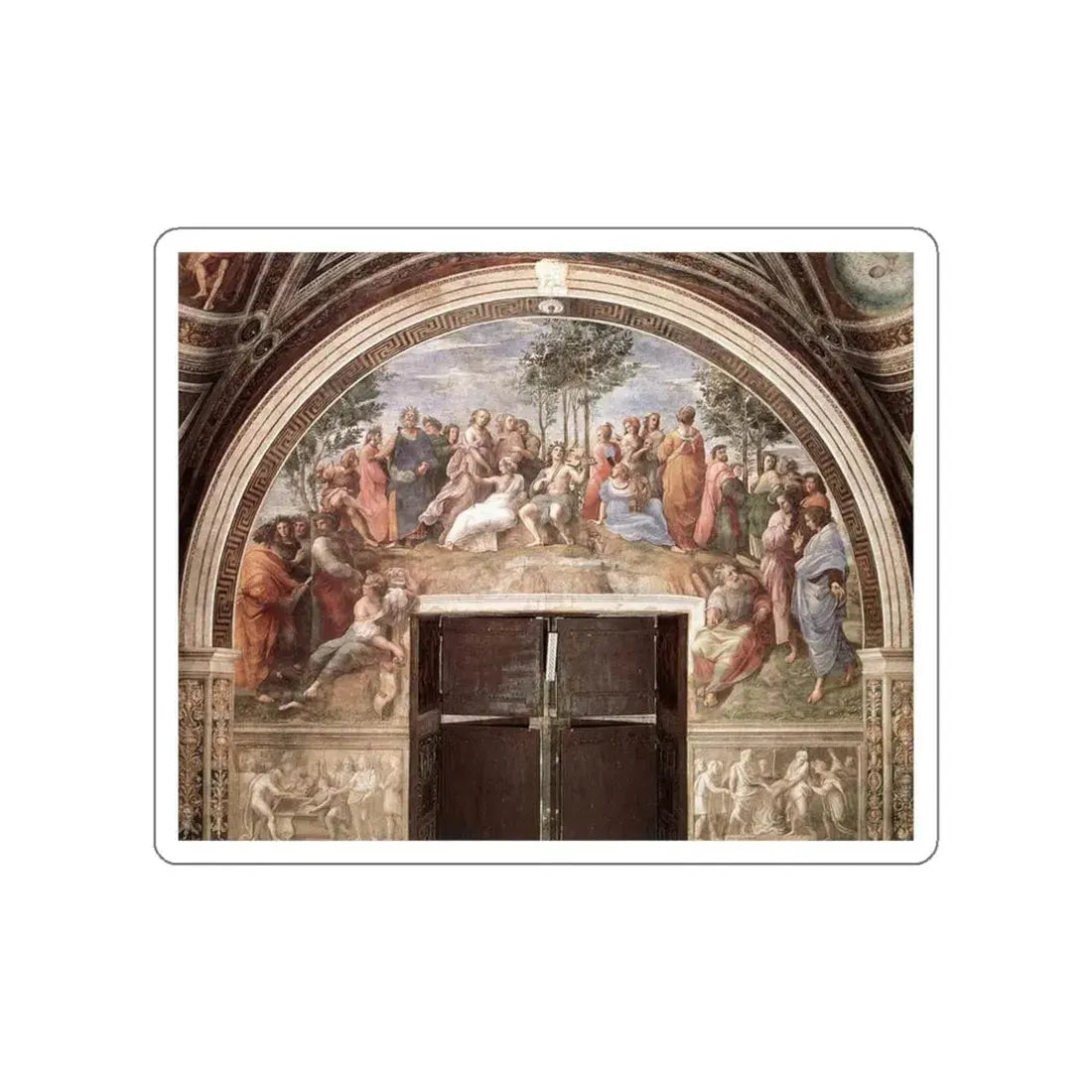 RAFFAELLO Sanzio - The Parnassus (Artwork) STICKER Vinyl Die-Cut Decal - The Sticker Space