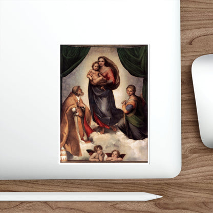 RAFFAELLO Sanzio - The Sistine Madonna (Artwork) STICKER Vinyl Die-Cut Decal-The Sticker Space