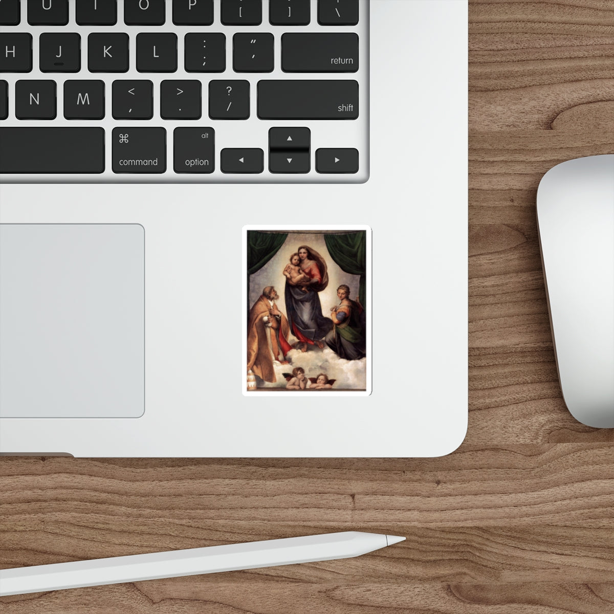 RAFFAELLO Sanzio - The Sistine Madonna (Artwork) STICKER Vinyl Die-Cut Decal-The Sticker Space