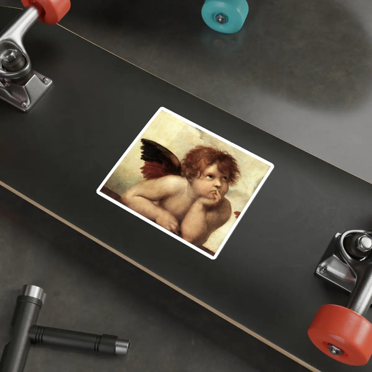 SKU:94649796820761677351 Sticker types:White Shape:Die-Cut Sizes:5" × 5"
