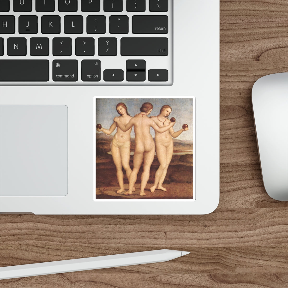 RAFFAELLO Sanzio - The Three Graces (Artwork) STICKER Vinyl Die-Cut Decal-The Sticker Space