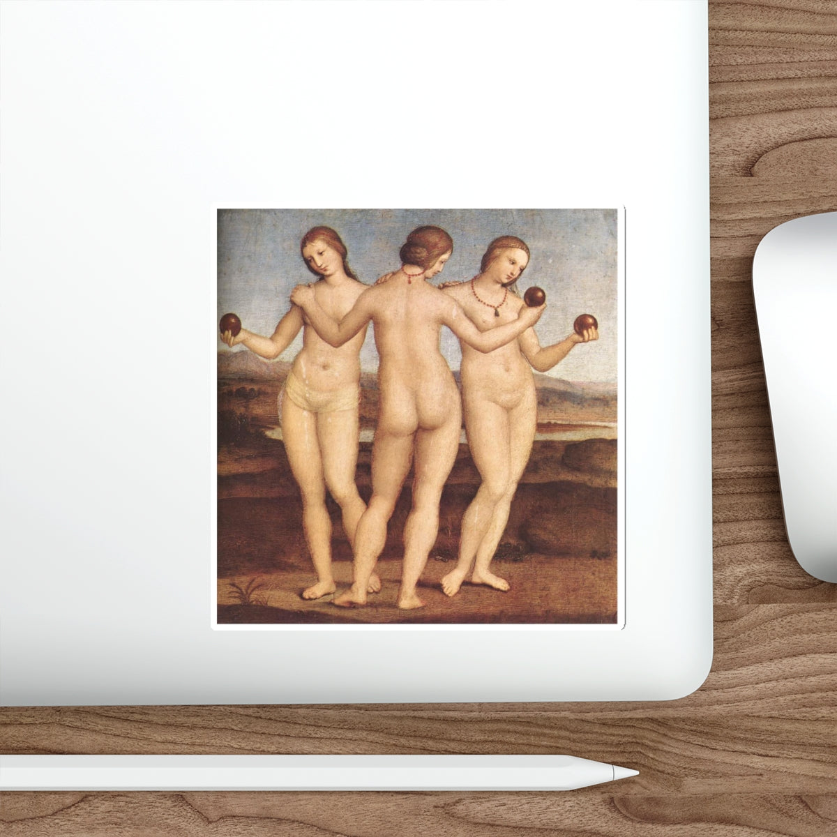 RAFFAELLO Sanzio - The Three Graces (Artwork) STICKER Vinyl Die-Cut Decal-The Sticker Space