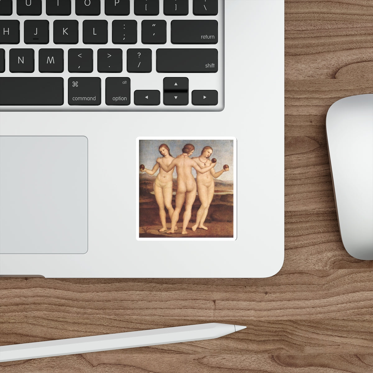 RAFFAELLO Sanzio - The Three Graces (Artwork) STICKER Vinyl Die-Cut Decal-The Sticker Space