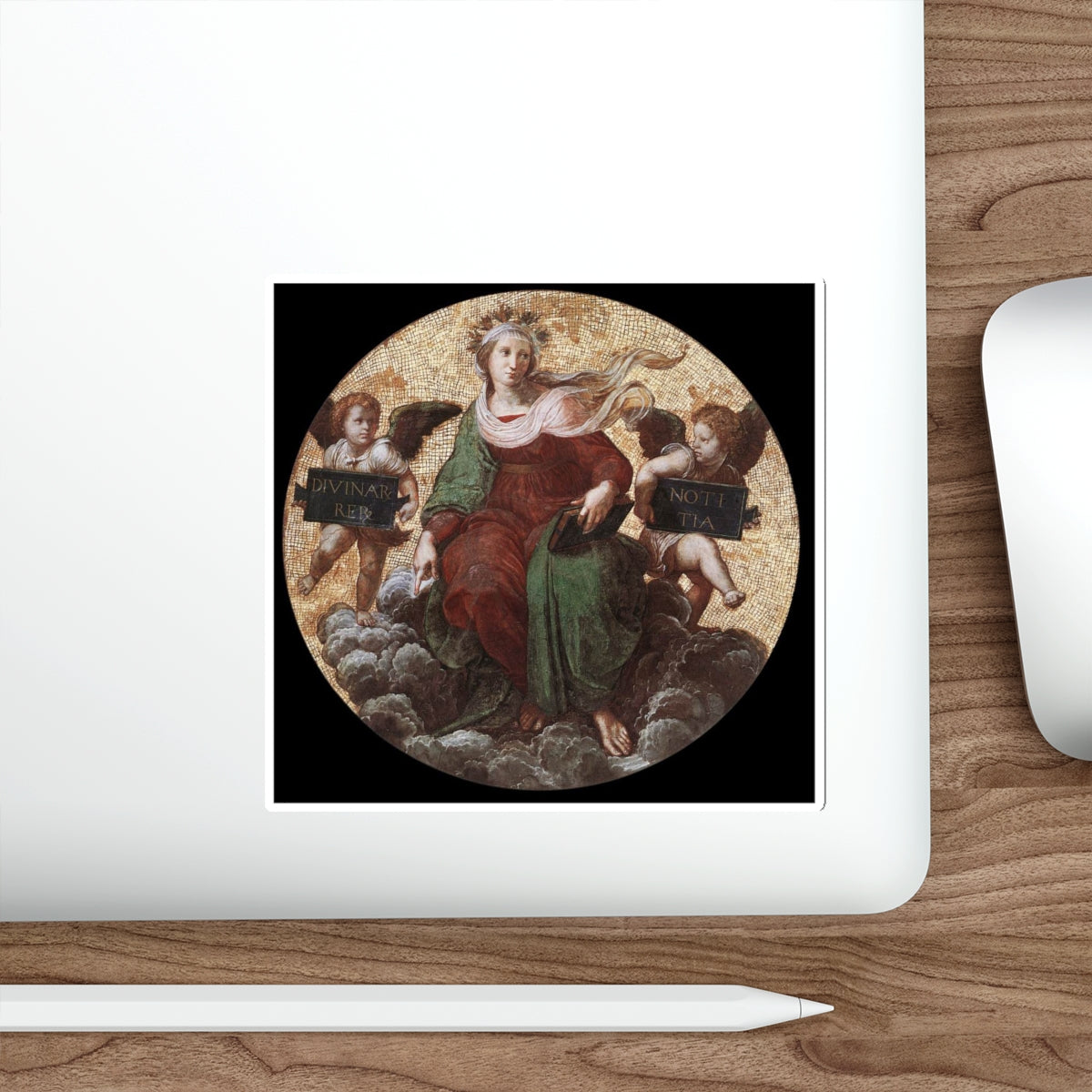 RAFFAELLO Sanzio - Theology (ceiling tondo) (Artwork) STICKER Vinyl Die-Cut Decal-The Sticker Space