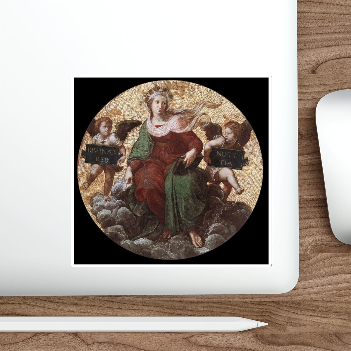 RAFFAELLO Sanzio - Theology (ceiling tondo) (Artwork) STICKER Vinyl Die-Cut Decal-The Sticker Space