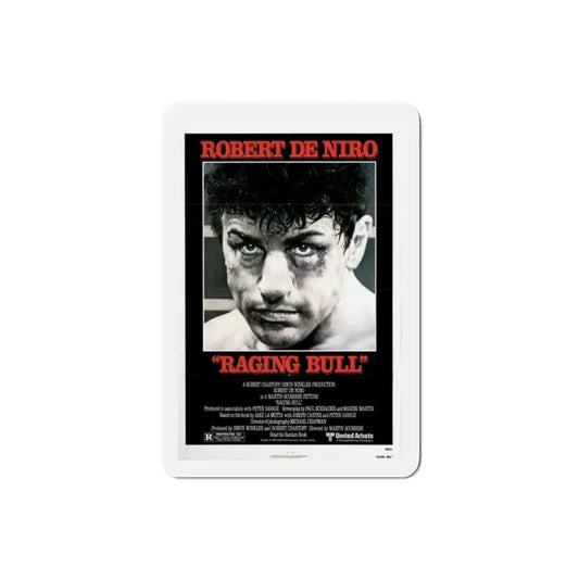 Raging Bull 1980 Movie Poster Refrigerator Magnet 2 Inch - The Sticker Space