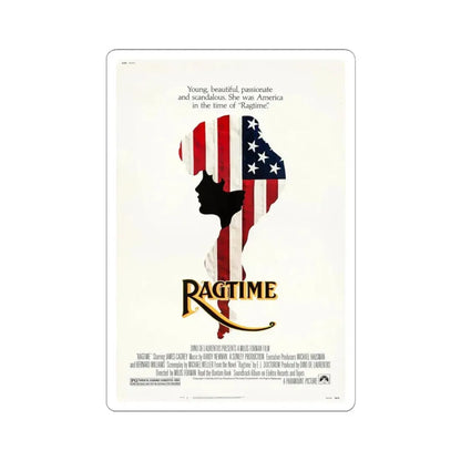 Ragtime 1981 Movie Poster - STICKER Vinyl Kiss-Cut Decal 4 Inch White - The Sticker Space