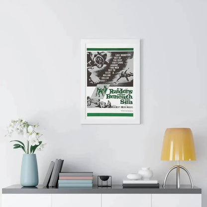 RAIDERS FROM BENEATH THE SEA 1964 - Framed Movie Poster - The Sticker Space
