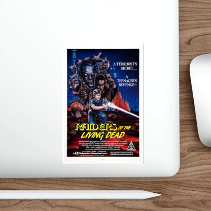 RAIDERS OF THE LIVING DEAD 1986 Movie Poster STICKER Vinyl Die-Cut Decal-The Sticker Space