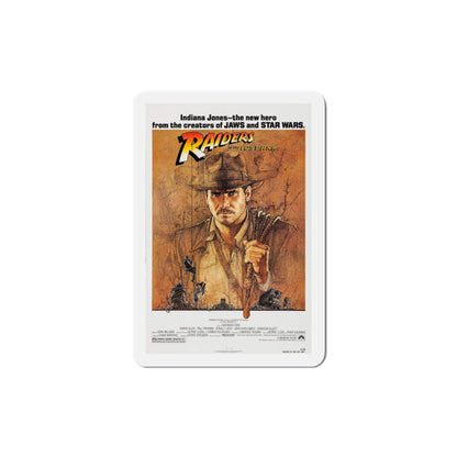 Raiders of the Lost Ark 1981 Movie Poster Die-Cut Magnet-4" x 4"-The Sticker Space