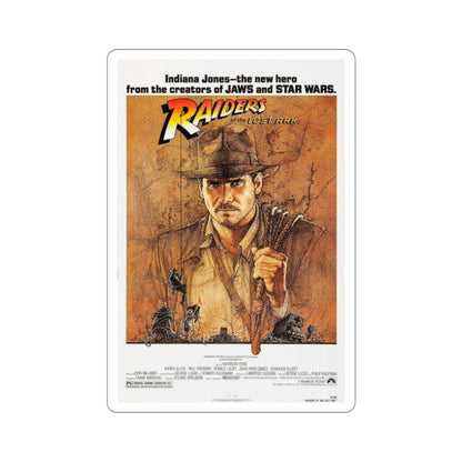 Raiders of the Lost Ark 1981 Movie Poster STICKER Vinyl Die-Cut Decal-3 Inch-The Sticker Space