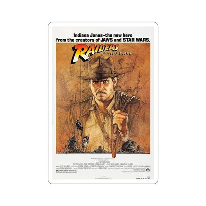 Raiders of the Lost Ark 1981 Movie Poster STICKER Vinyl Die-Cut Decal 6 Inch - The Sticker Space