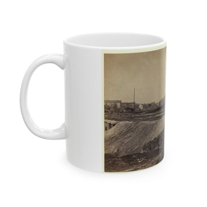 Railroad Construction On The City Point And Army Railroad Line (U.S. Civil War) White Coffee Mug-The Sticker Space