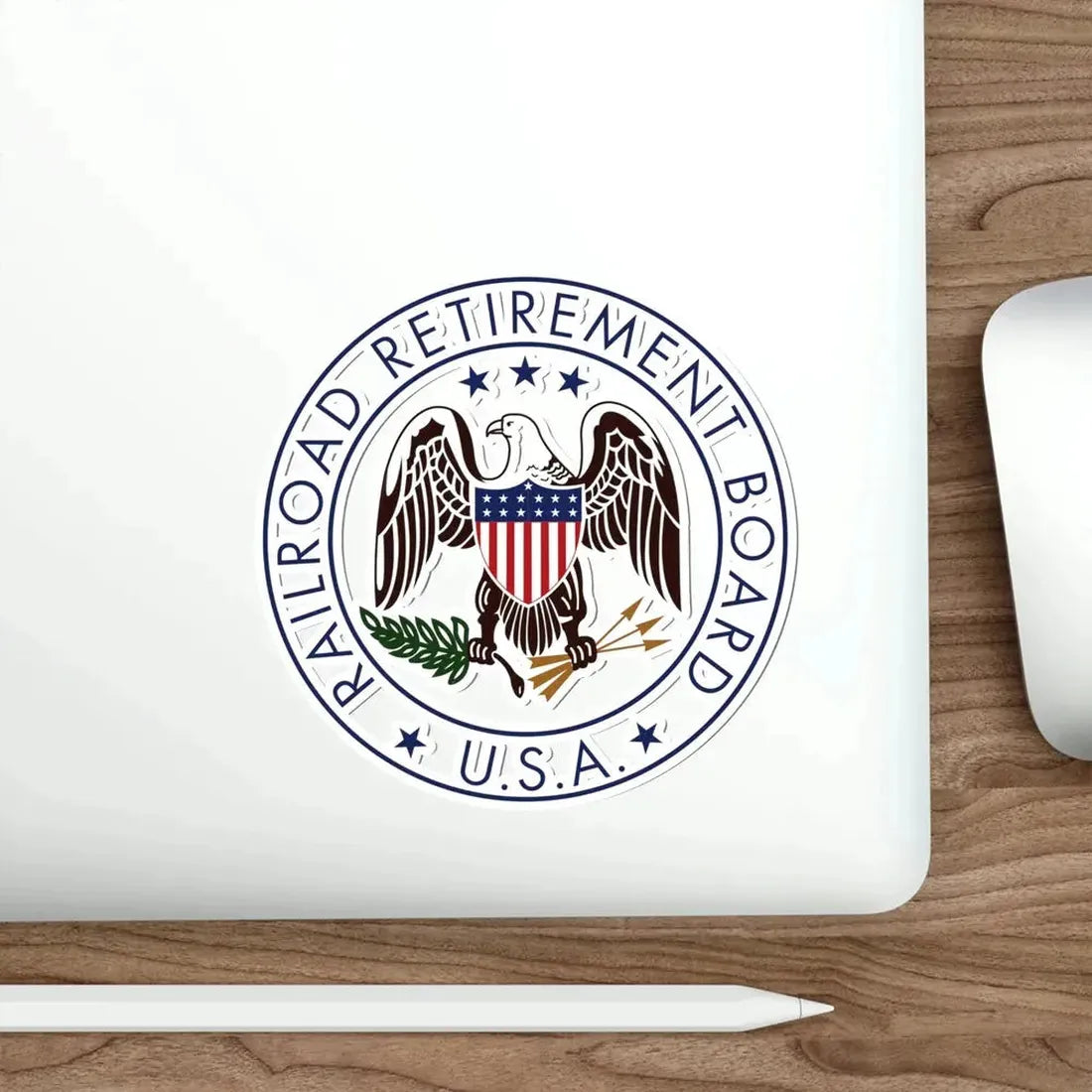 Railroad Retirement Board STICKER Vinyl Die-Cut Decal - The Sticker Space