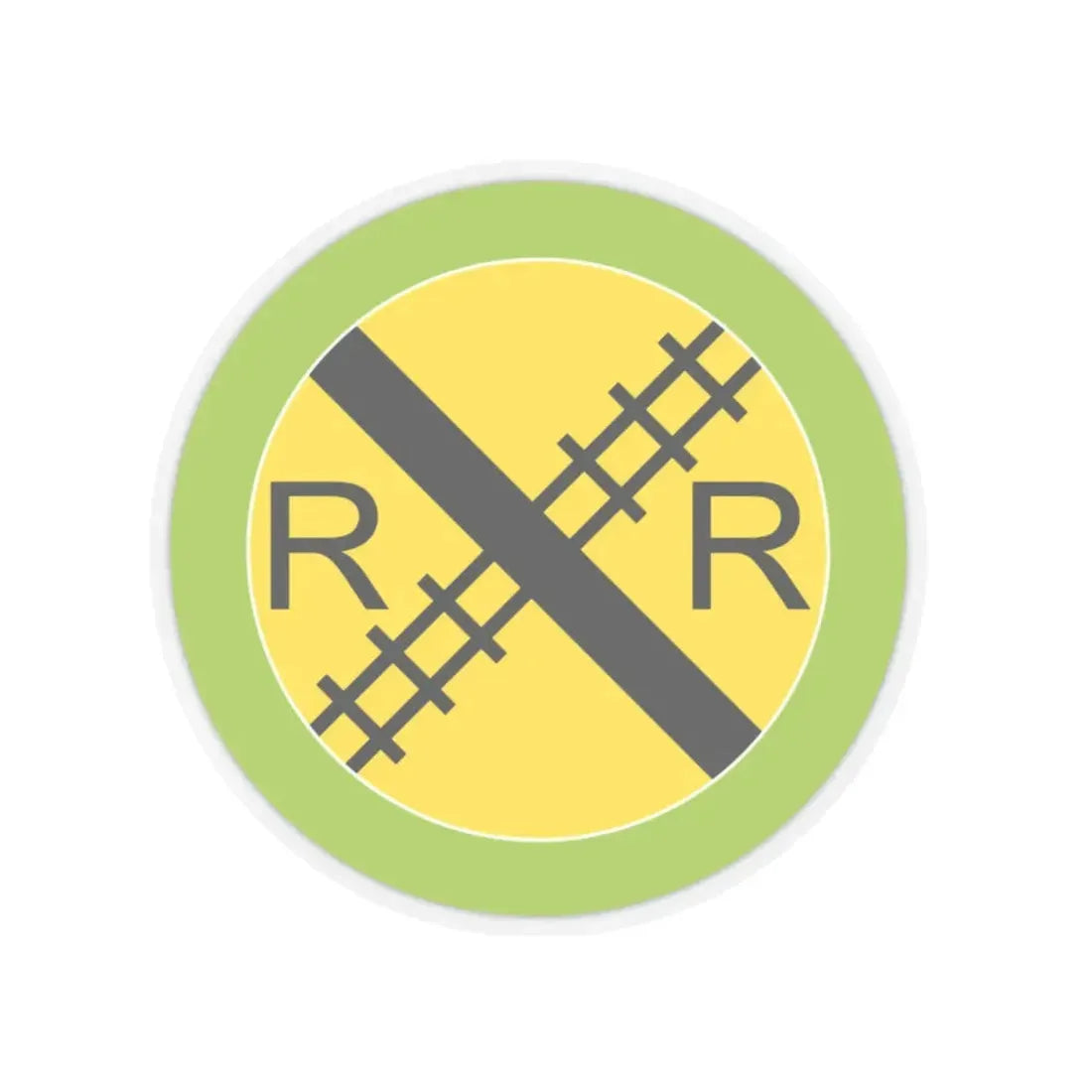 Railroading (Boy Scout Merit Badge) STICKER Vinyl Kiss-Cut Decal 2 Inch Transparent - The Sticker Space