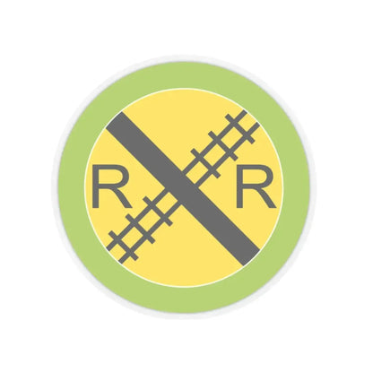 Railroading (Boy Scout Merit Badge) STICKER Vinyl Kiss-Cut Decal 2 Inch Transparent - The Sticker Space