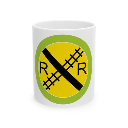 Railroading (Boy Scout Merit Badge) White Coffee Mug-11oz-The Sticker Space