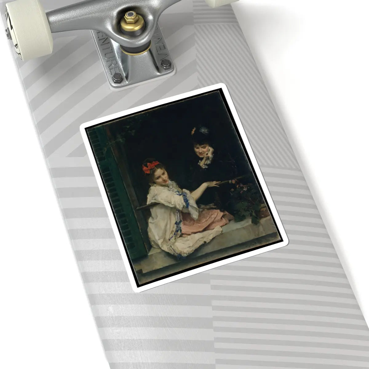 SKU:TSS-STICK-RMND-6X6-1N2FY Sizes:6" × 6" Types:White