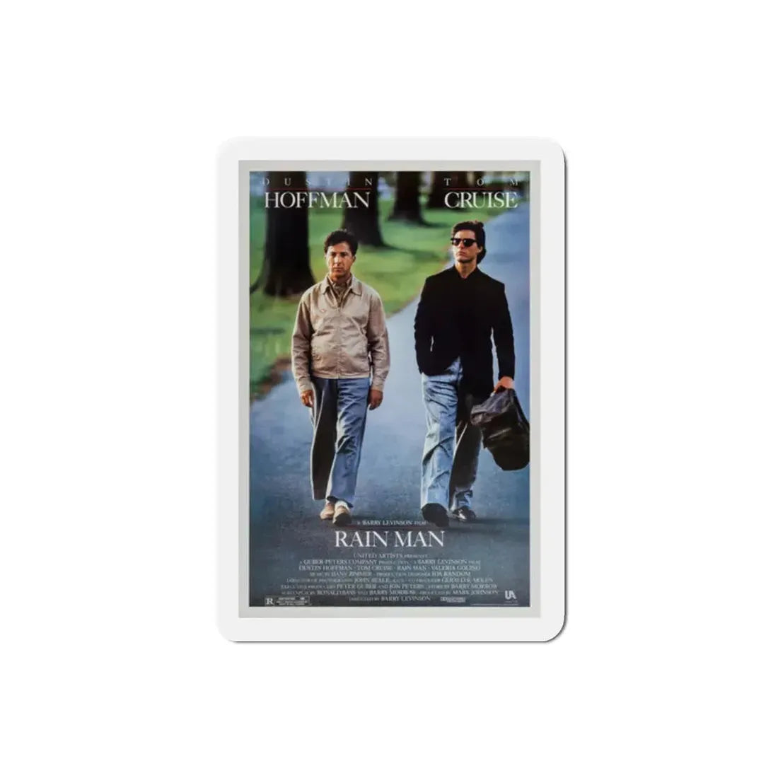 Rain Man 1988 Movie Poster Refrigerator Magnet 2 Inch - The Sticker Space