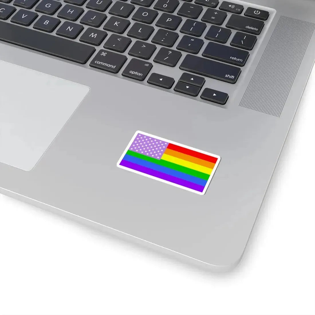 Rainbow flag (United States) STICKER Vinyl Kiss-Cut Decal - The Sticker Space
