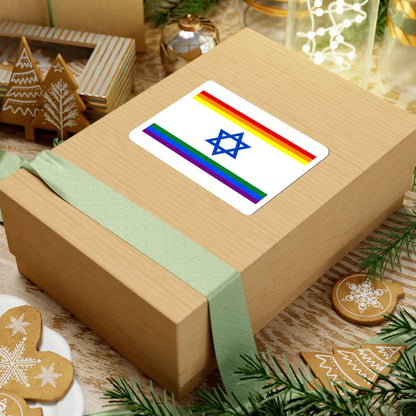 Rainbow Israel (Israel) STICKER Vinyl Kiss-Cut Decal - The Sticker Space