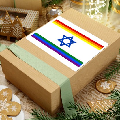 Rainbow Israel (Israel) STICKER Vinyl Kiss-Cut Decal - The Sticker Space