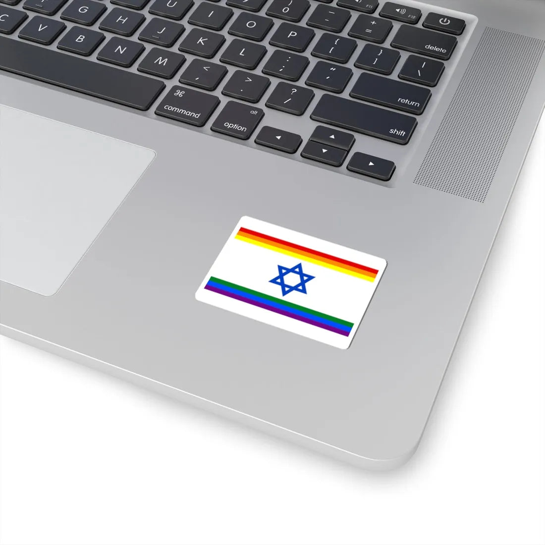 Rainbow Israel (Israel) STICKER Vinyl Kiss-Cut Decal - The Sticker Space