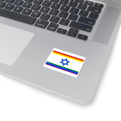 Rainbow Israel (Israel) STICKER Vinyl Kiss-Cut Decal - The Sticker Space