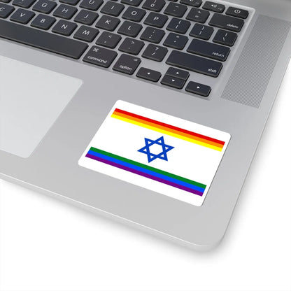 Rainbow Israel (Israel) STICKER Vinyl Kiss-Cut Decal - The Sticker Space