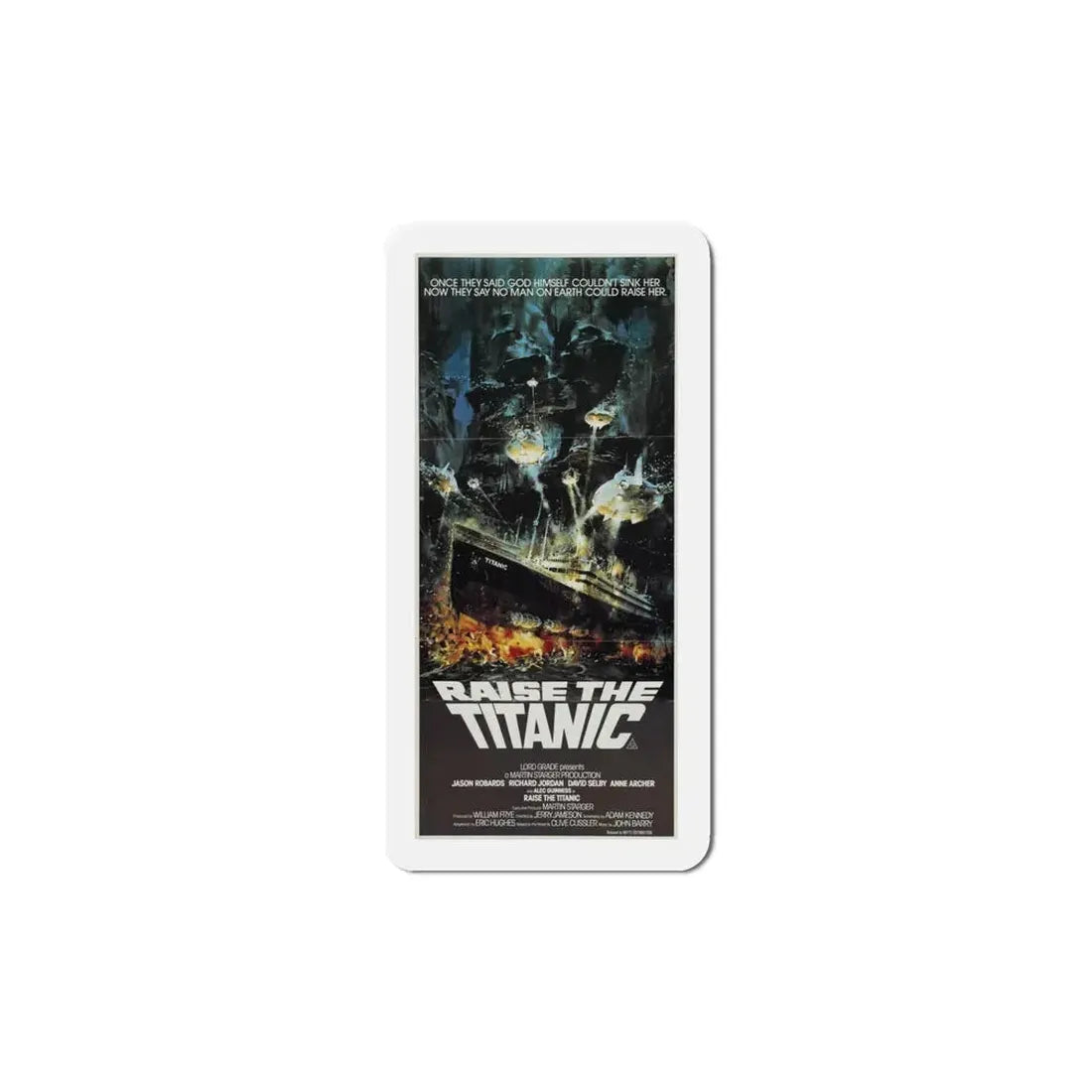 Raise the Titanic 1980 Movie Poster Refrigerator Magnet 5 Inch - The Sticker Space