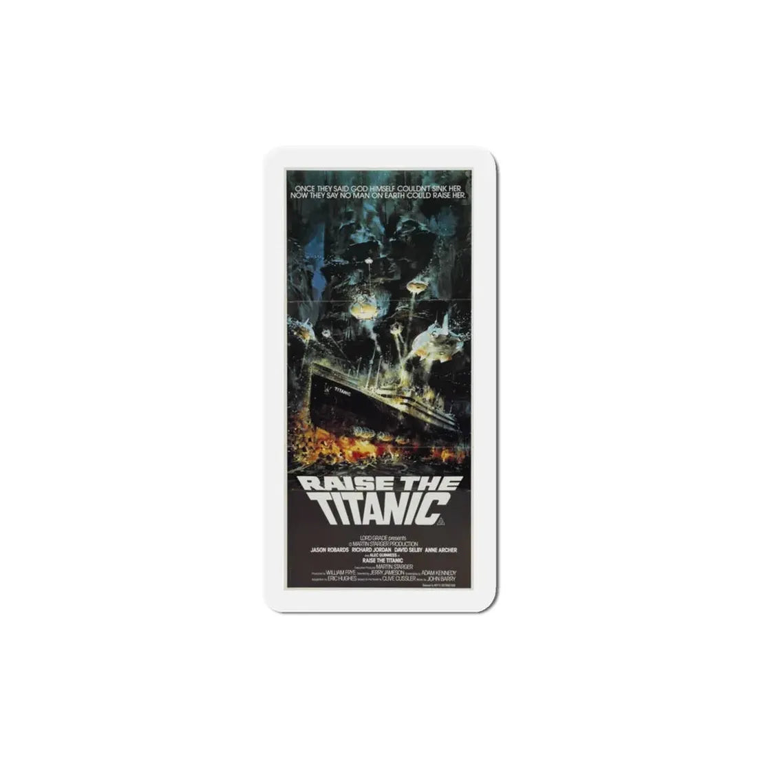 Raise the Titanic 1980 Movie Poster Refrigerator Magnet - The Sticker Space