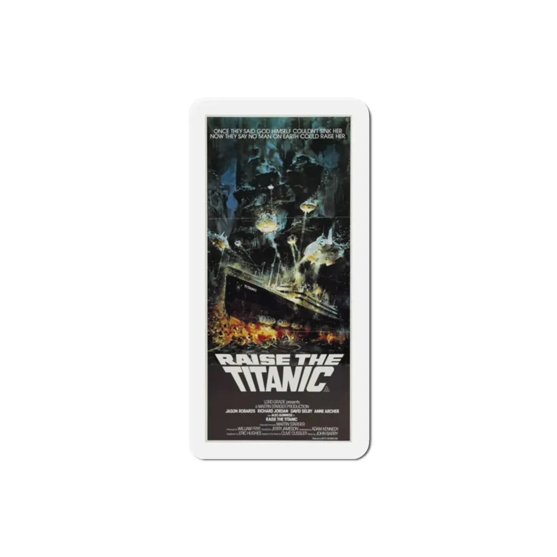 Raise the Titanic 1980 Movie Poster Refrigerator Magnet - The Sticker Space