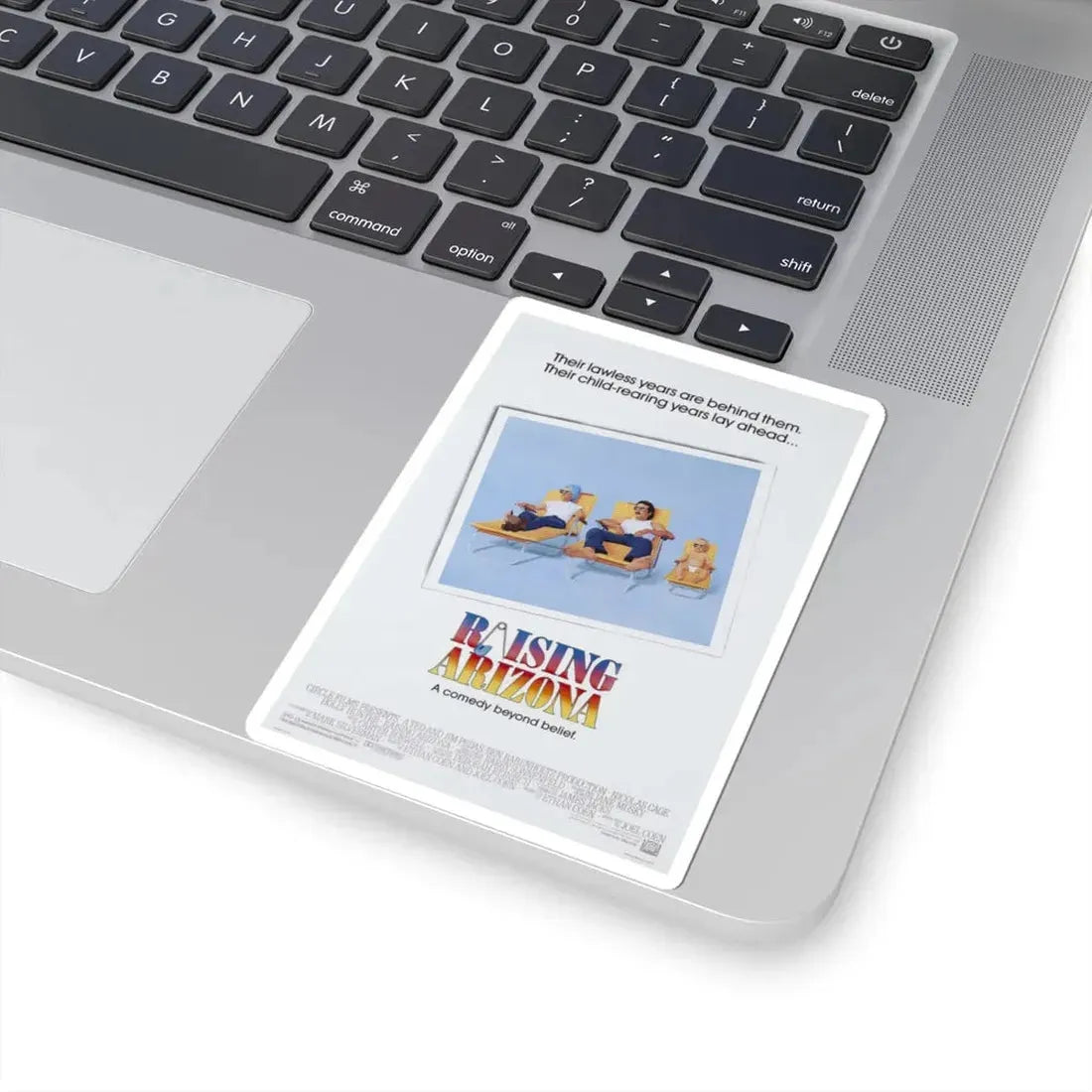 Raising Arizona 1987 Movie Poster - STICKER Vinyl Kiss-Cut Decal - The Sticker Space