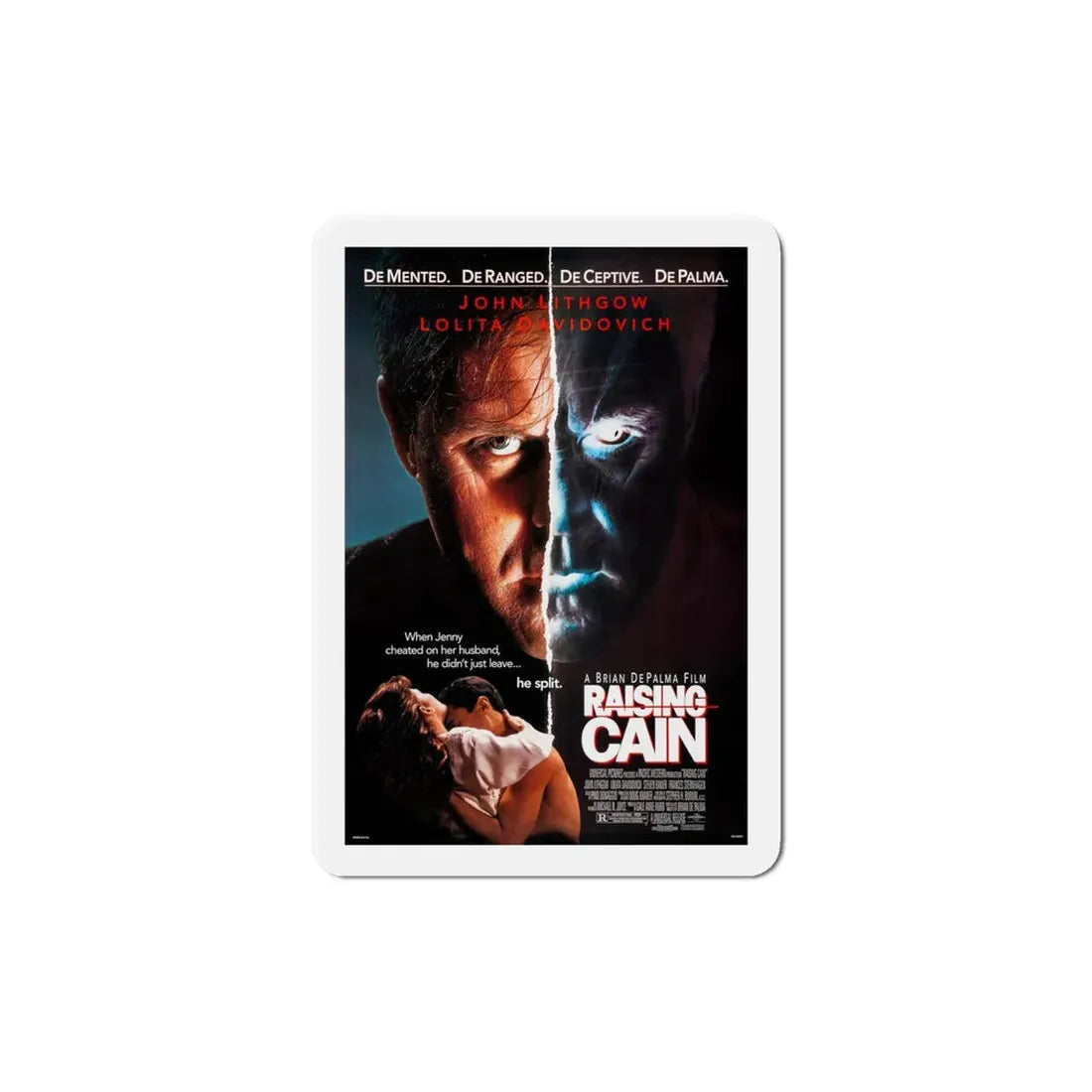 Raising Cain 1992 Movie Poster Refrigerator Magnet - The Sticker Space
