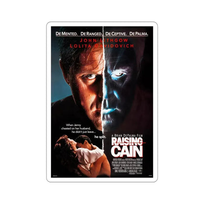 Raising Cain 1992 Movie Poster STICKER Vinyl Die-Cut Decal 6 Inch - The Sticker Space