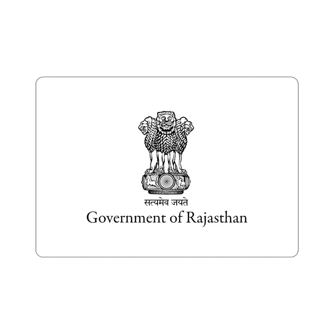Rajasthan Flag (India) STICKER Vinyl Die-Cut Decal - The Sticker Space