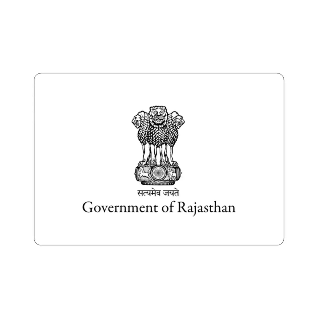 Rajasthan Flag (India) STICKER Vinyl Die-Cut Decal - The Sticker Space