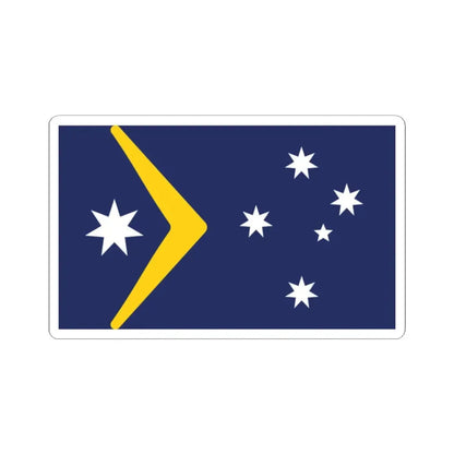 Ralph Kellys Proposal 1982 Australian Flag Proposal (Australia) STICKER Vinyl Kiss-Cut Decal 2 Inch White - The Sticker Space
