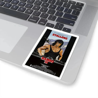 Rambo III 1988 Movie Poster - STICKER Vinyl Kiss-Cut Decal - The Sticker Space