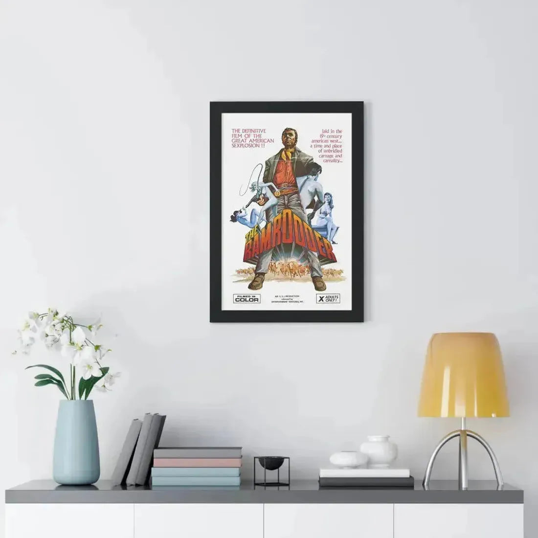 RAMRODDER 1969 - Framed Movie Poster - The Sticker Space