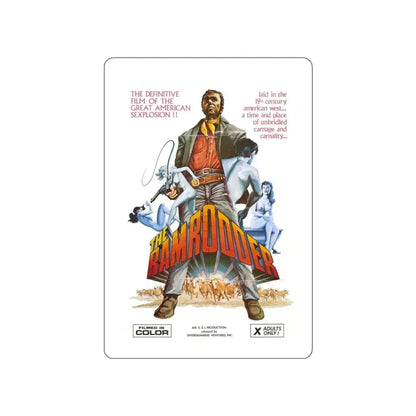 RAMRODDER 1969 Movie Poster STICKER Vinyl Die-Cut Decal 3 Inch - The Sticker Space