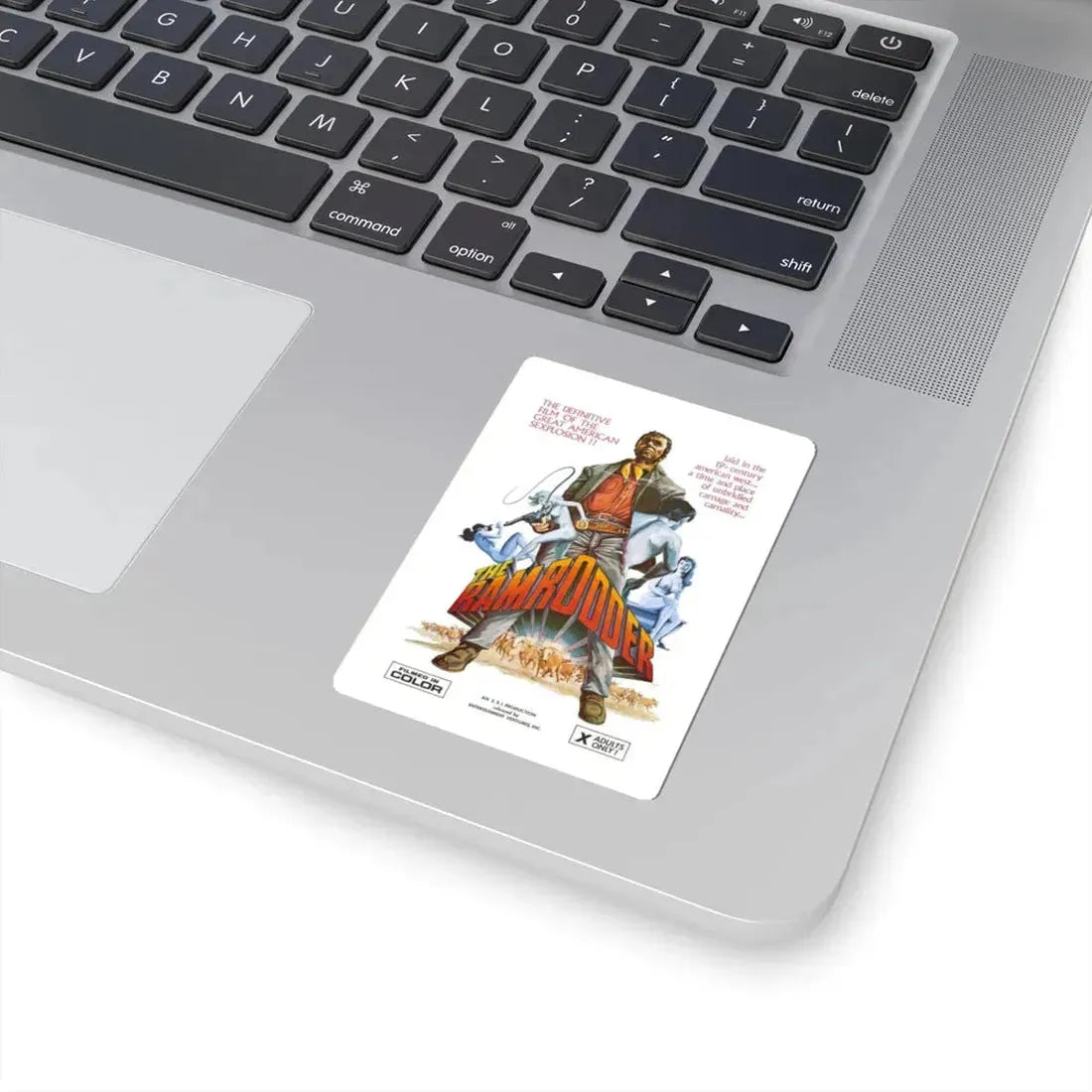 RAMRODDER 1969 Movie Poster - STICKER Vinyl Kiss-Cut Decal - The Sticker Space