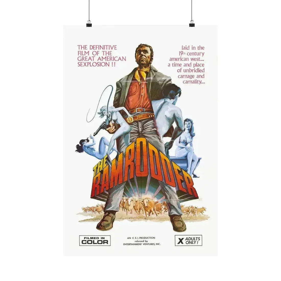 RAMRODDER 1969 - Paper Movie Poster 20″ x 30″ Matte - The Sticker Space