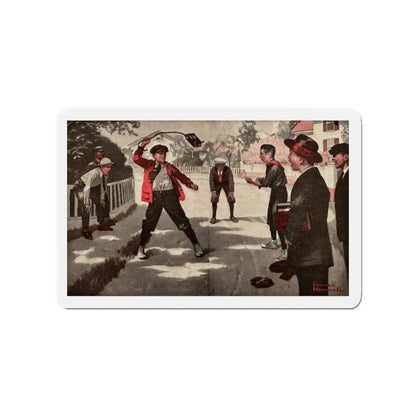 Ramsey Milholland (2), The American Magazine, November, 1918 (Magazine Illustration) Refrigerator Magnet - The Sticker Space